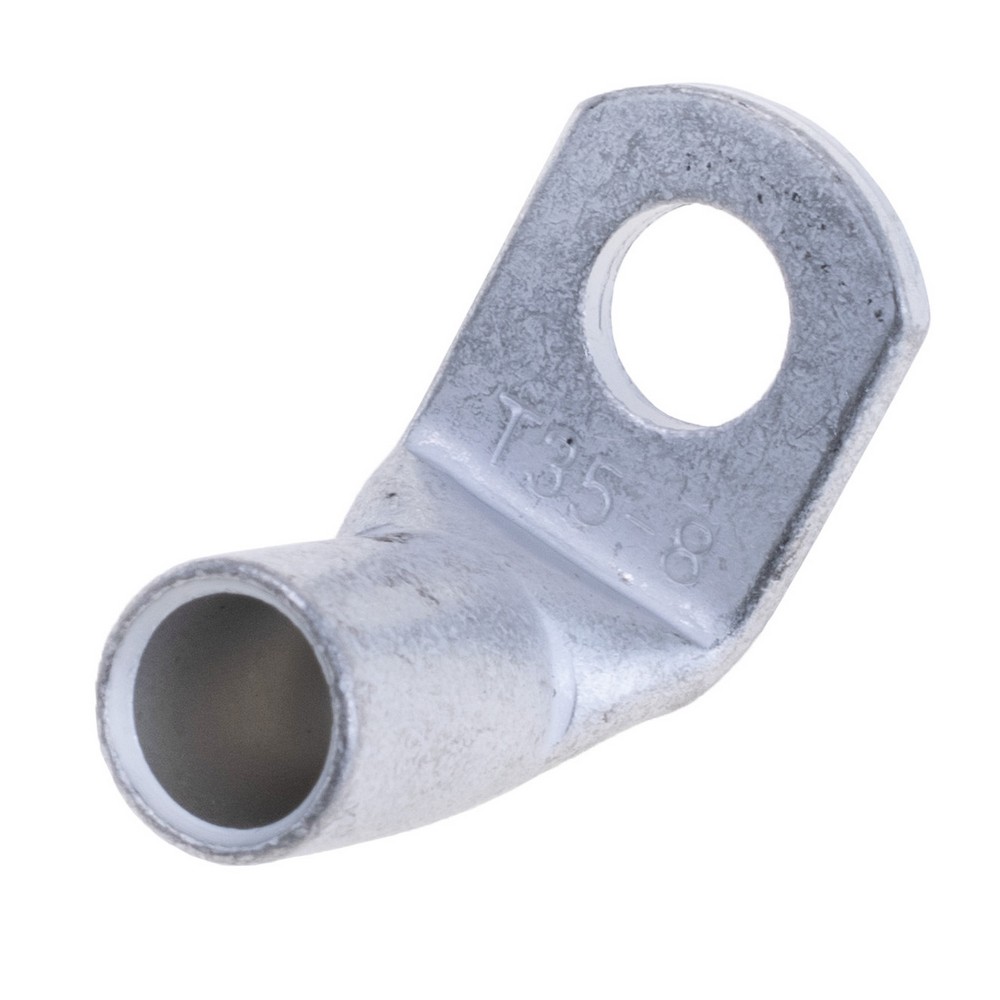 Kabel- Kabelschuh Ring-, gewinkelt, verzinnt Kupfer für Draht 35 mm², M8, LT35-8 Kabel- Kabelschuh Ring-, gewinkelt, verzinnt Kupfer für Draht 35 mm², M8, LT35-8