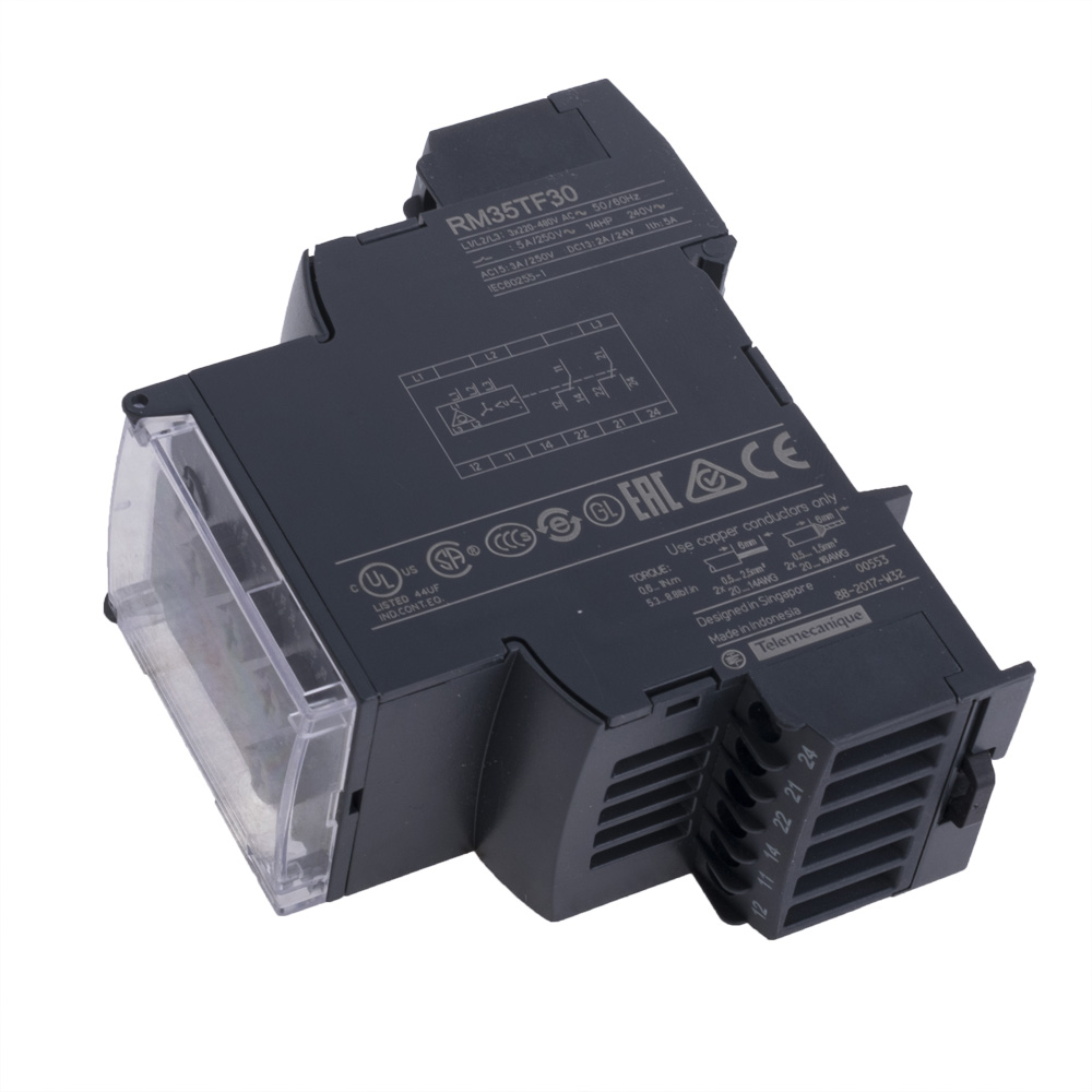 Реле контроля фаз 380 В, 50 Гц, Schneider RM35TF30 Реле контроля фаз 380 В, 50 Гц, Schneider RM35TF30