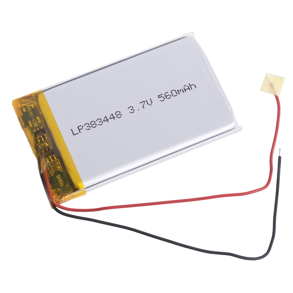 LiPo 560 mAh, 3,7V, 3,8x34x48мм (LiPower) аккумулятор литий-полимерный)