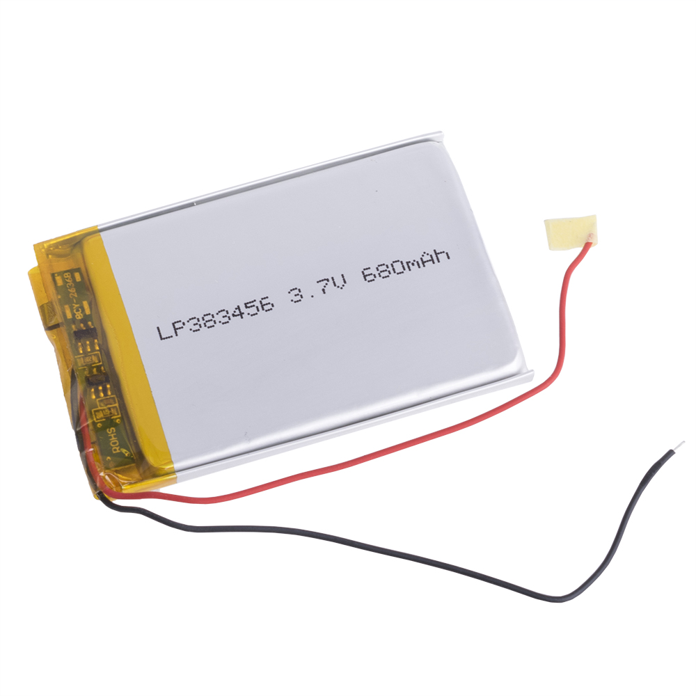 LiPo 680 mAh, 3,7V, 3,8x34x51мм (LiPower) аккумулятор литий-полимерный)