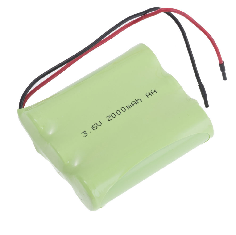 3S1P 3.6V 2000mAh AA battery pack + Nickel