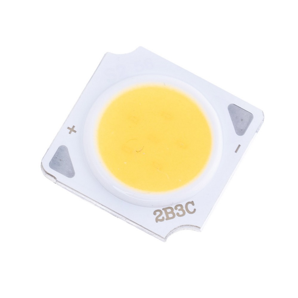 Світлодіод COB 1313 3W 4000K, 250mA(Max) @ DC 9-12V, 270-300LM, 13x13mm Світлодіод COB 1313 3W 4000K, 250mA(Max) @ DC 9-12V, 270-300LM, 13x13mm