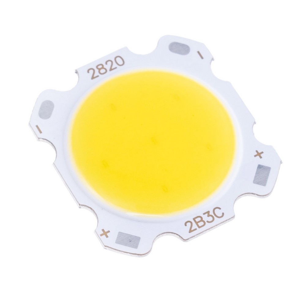 Світлодіод COB 1313 3W 4000K, 250mA(Max) @ DC 9-12V, 270-300LM, 24x22mm Світлодіод COB 1313 3W 4000K, 250mA(Max) @ DC 9-12V, 270-300LM, 24x22mm