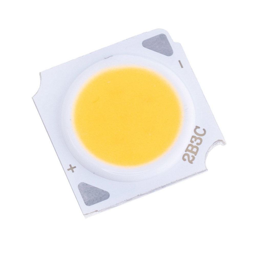 Світлодіод COB 1313 3W 3000K, 250mA(Max) @ DC 9-12V, 270-300LM, 13x13mm Світлодіод COB 1313 3W 3000K, 250mA(Max) @ DC 9-12V, 270-300LM, 13x13mm