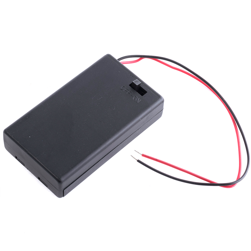 Отсек для батареек 3x AAA (GT3-1838 ON/OFF Switch Black 3 x 1.5V AAA) Отсек для батареек 3x AAA (GT3-1838 ON/OFF Switch Black 3 x 1.5V AAA)
