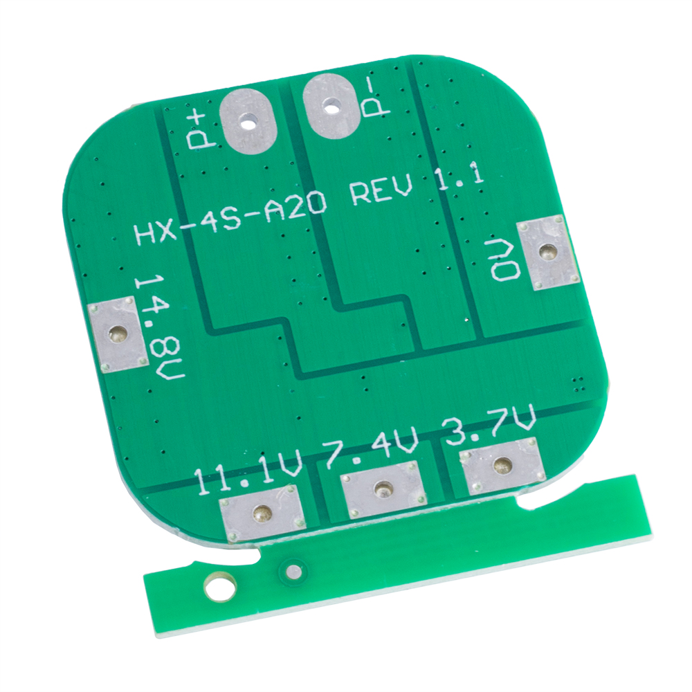 Плата защиты для 4-х аккумуляторов LI-ION, 20А/ 14.8V