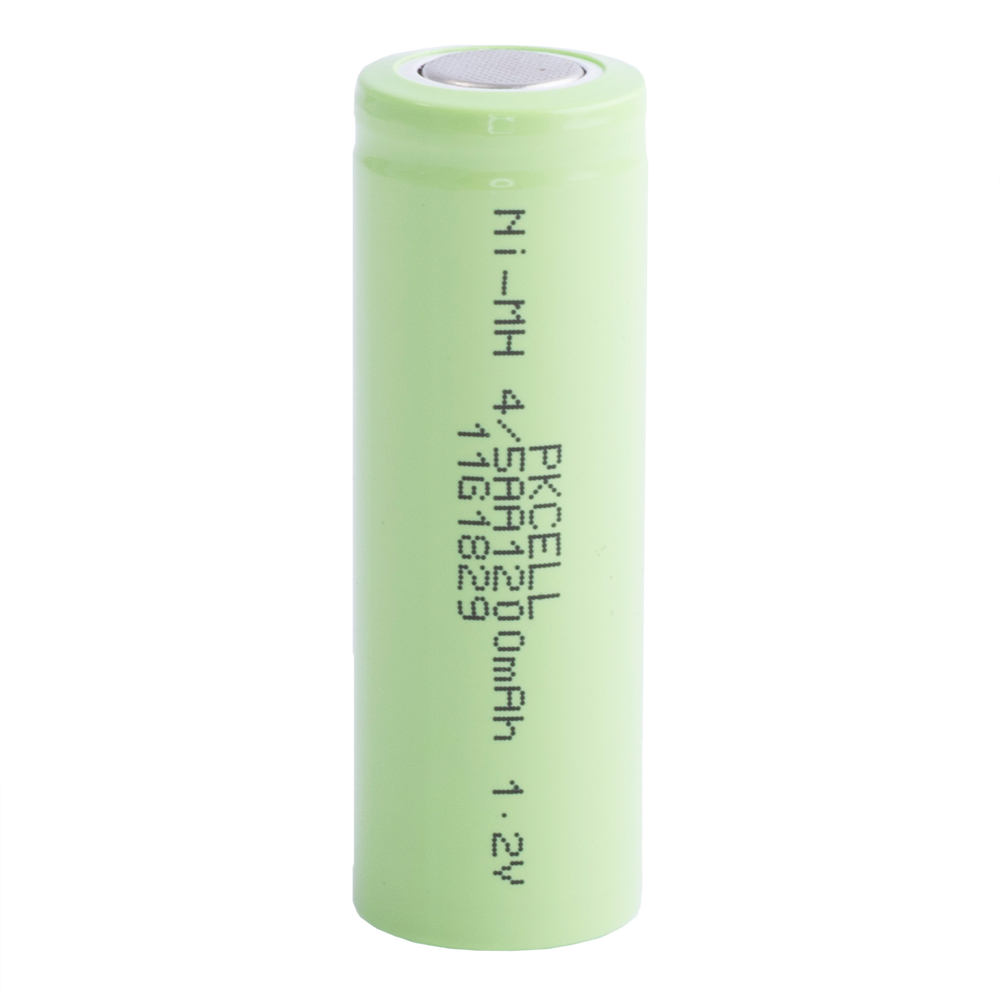 Аккумулятор "4/5AA" 1200 mAh - PKCELL (NI-MH 4/5AA1300MAH 1.2V, flat cap)