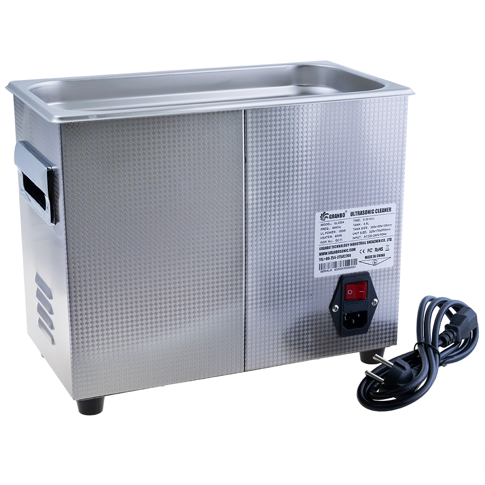 Ультразвуковой очиститель-ванна 4,5л 150Вт/40kHz c подогревом 300Вт (GL0304 – Granbo)