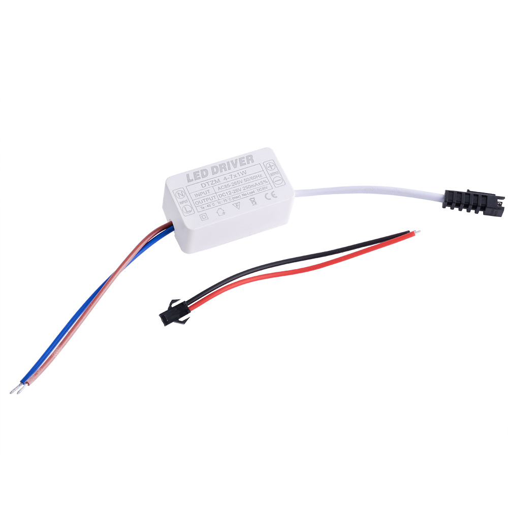 Драйвер для светодиодов 4-7W, 85-265V, DC12-26V 250mA