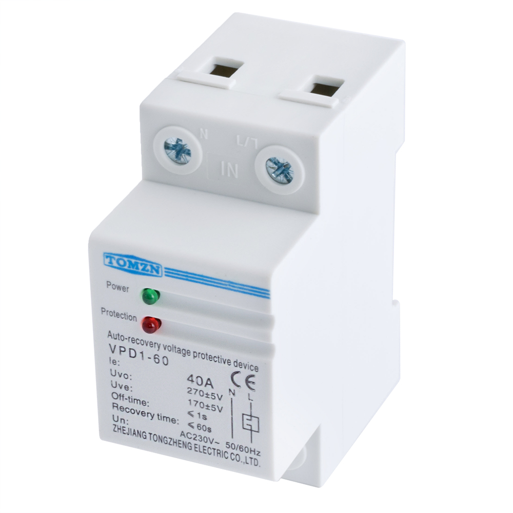 Реле напряжения 40A (VPD1-60-40A — TOMZN) Реле напряжения 40A (VPD1-60-40A — TOMZN)
