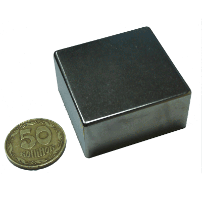 Neodym Magnet, Block 40 x 40 x 20 mm 80 kg (N42), Ni+Cu+Ni (Nickel) Neodym Magnet, Block 40 x 40 x 20 mm 80 kg (N42), Ni+Cu+Ni (Nickel)
