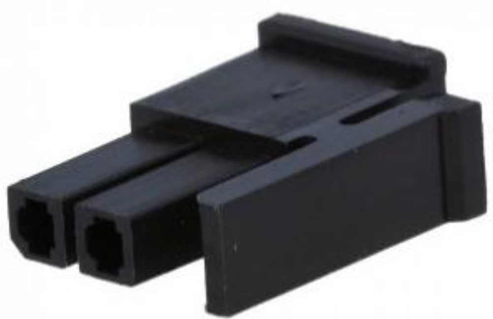 Роз'єм (тато) Micro-Fit (3мм) 2 pin (холдер) MX-43025-0200 Роз'єм (тато) Micro-Fit (3мм) 2 pin (холдер) MX-43025-0200