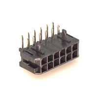 0430451200 (43045-1200) Molex (Stecker eckig auf Platte, für 12 Kontakte, 2 Reihen, Schritt 3,0mm)