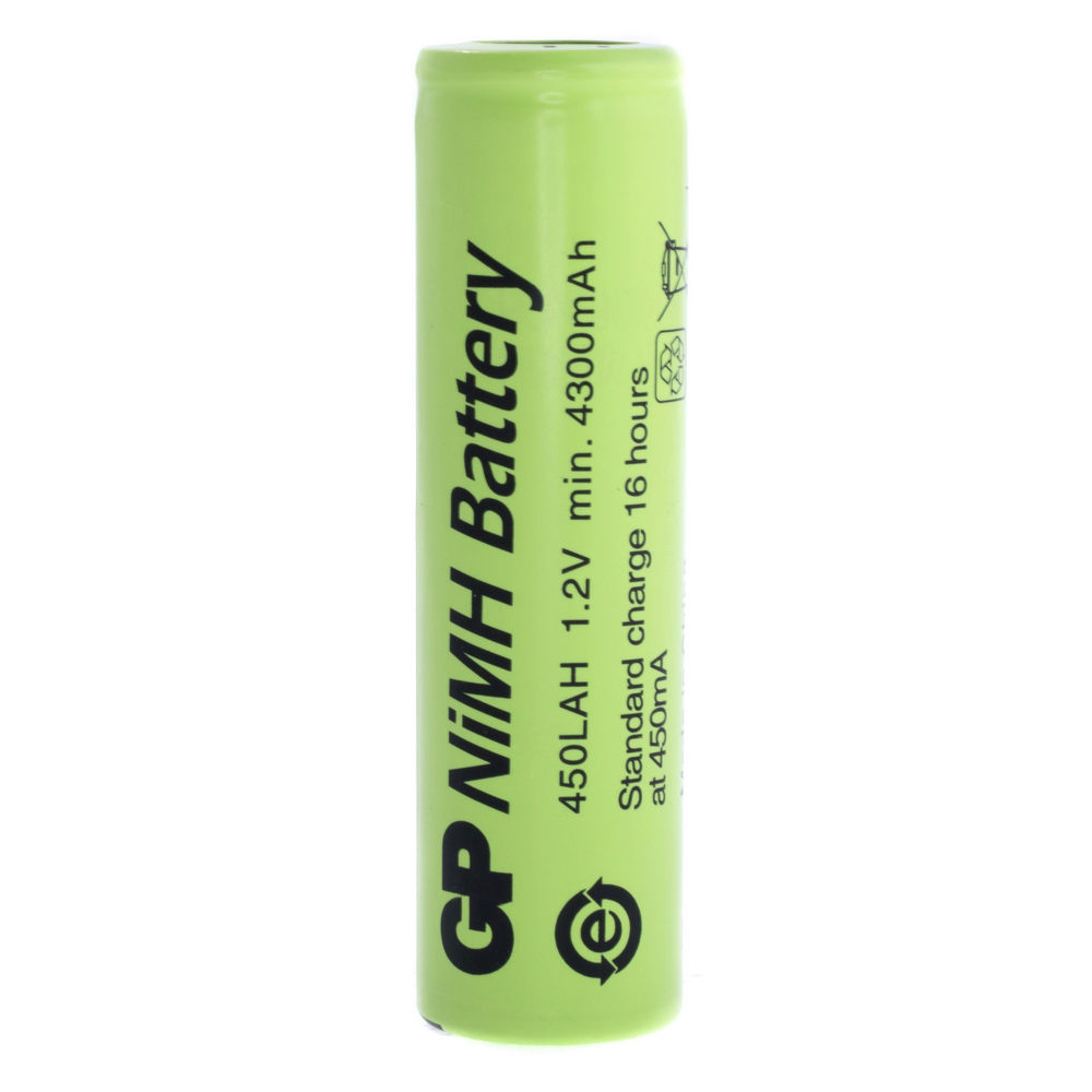 450LAH 4500mAh, 1.2V, 18670 (D=18.3mm, h=67mm) (Akku NiMH)