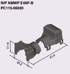 R/P NMWP II 06F-B Pn. PC115-06020 Clamp corrugations for the sockets, Furukawa