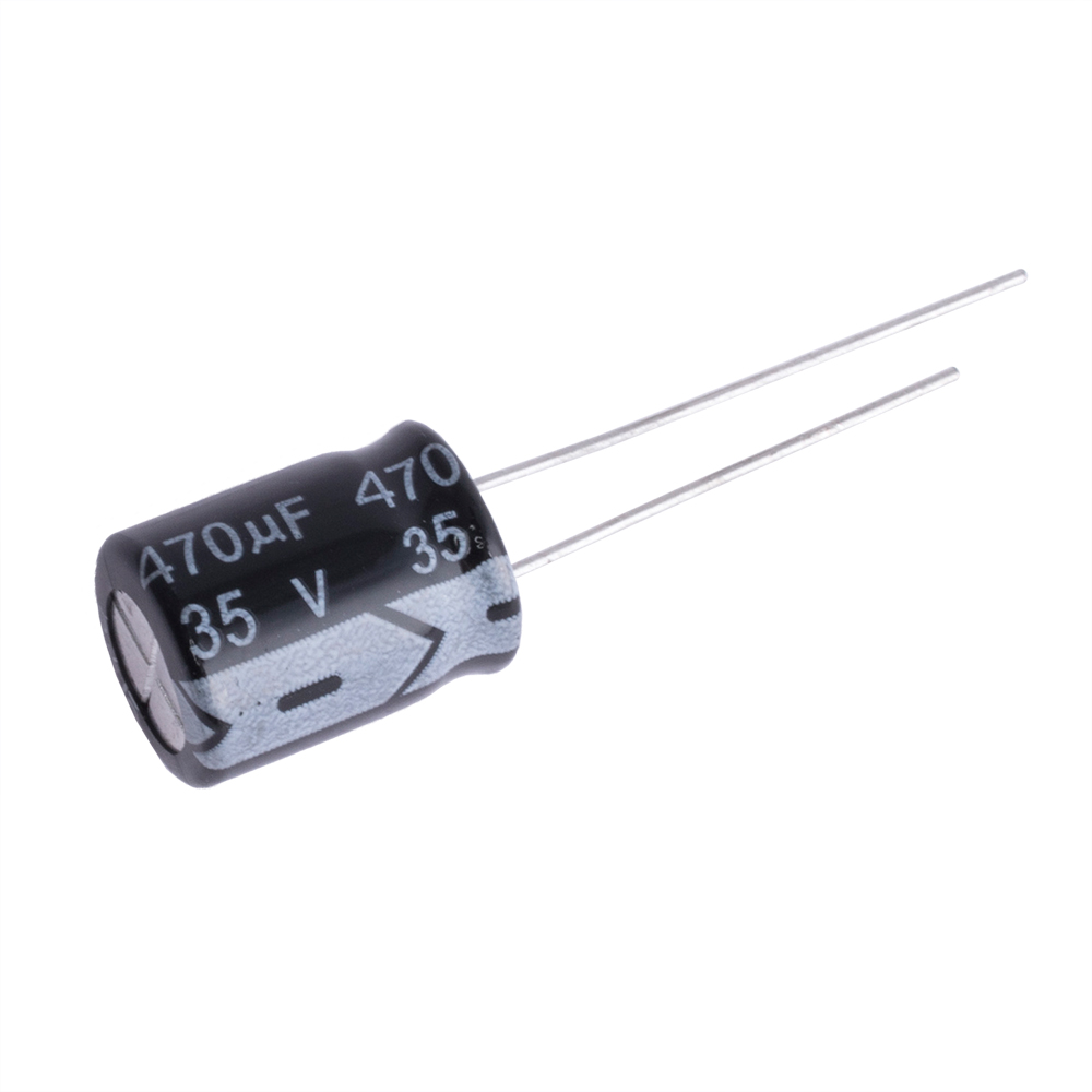 470uF 35V SH 10x15mm 105°C (SH035M0470A5S-1015-Chongx) (электролитический конденсатор)