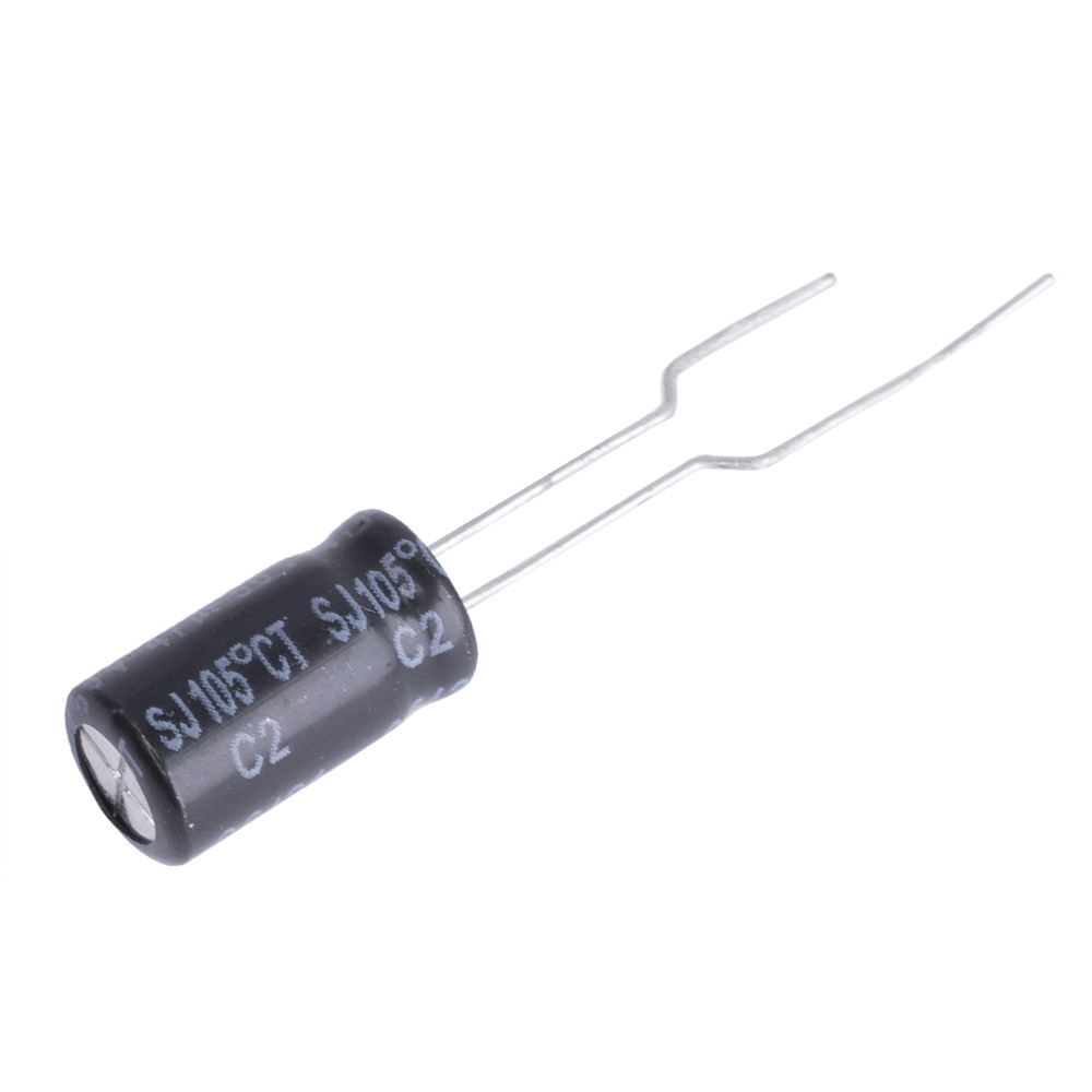 47uF 50V SJ 6,3x11mm (low imp.) (SJ050M0047AZF-0611-Yageo) (электролитический конденсатор низкоимпедансный)