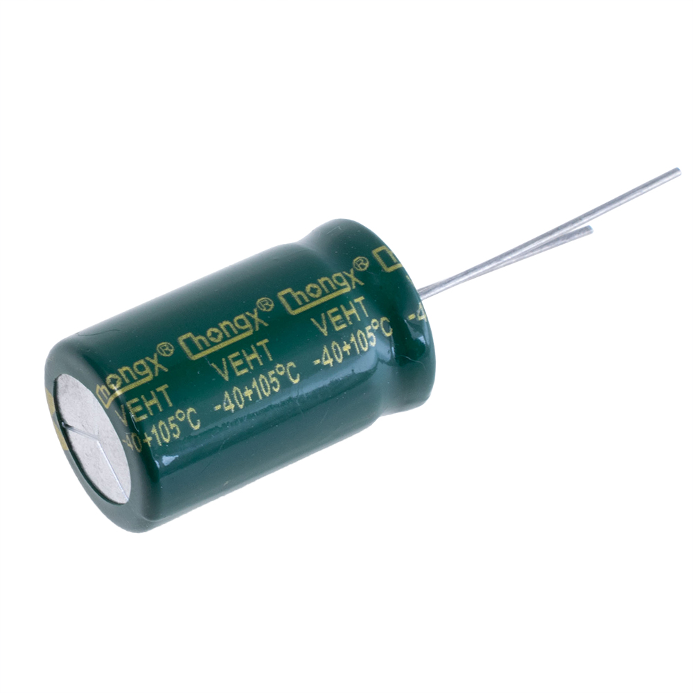 47uF 400V 16x25mm 105°C (Chongx) (електролітичний конденсатор)