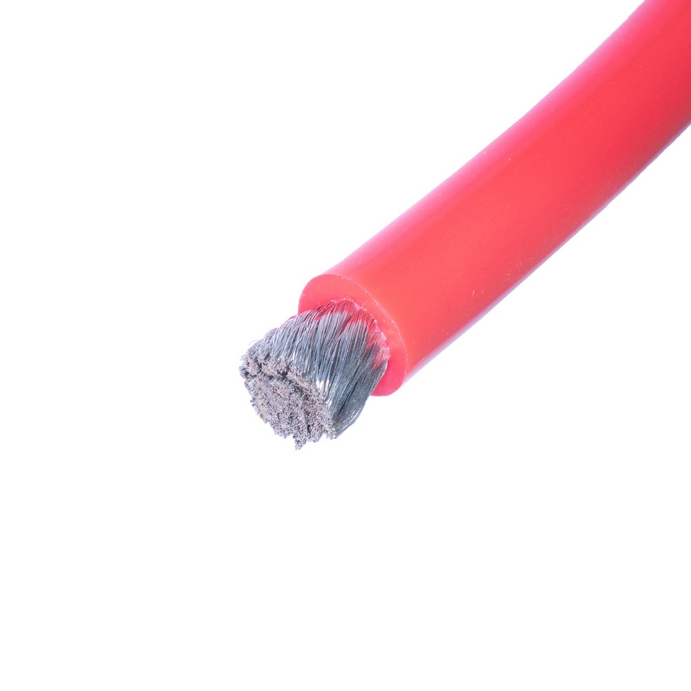 Силіконовий провід 4AWG (25mm²5000/0.08TS) червоний Силіконовий провід 4AWG (25mm²5000/0.08TS) червоний
