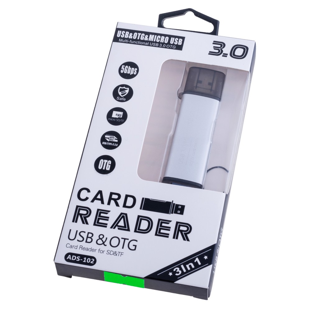 Картридер 4 в 1 USB 3.0 YC-CR08