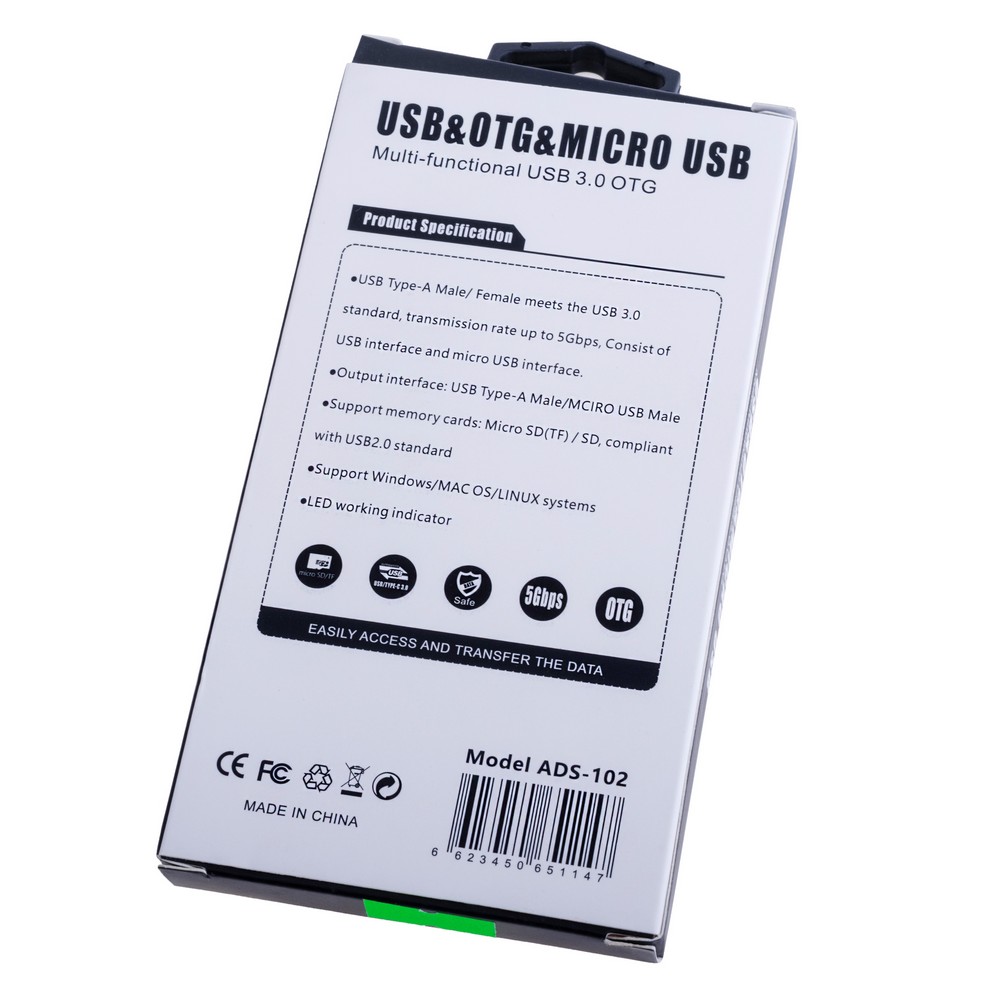 Картридер 4 в 1 USB 3.0 YC-CR08