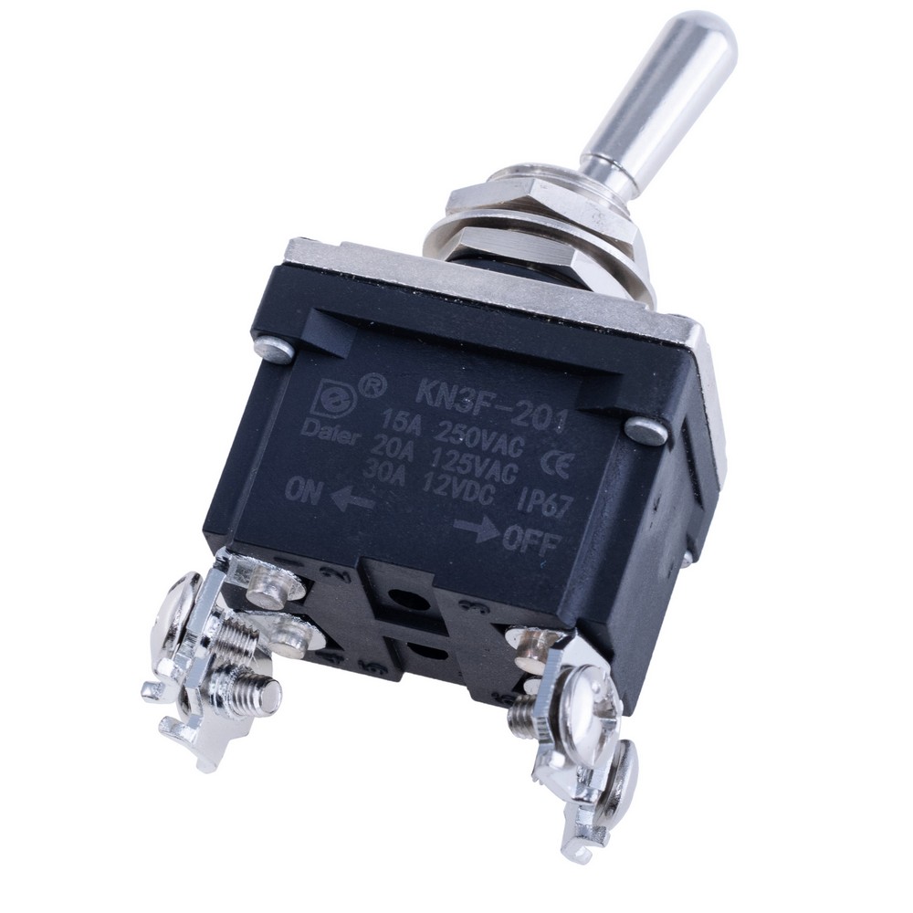 Тумблер 4 контакти ON-OFF KN3F-201