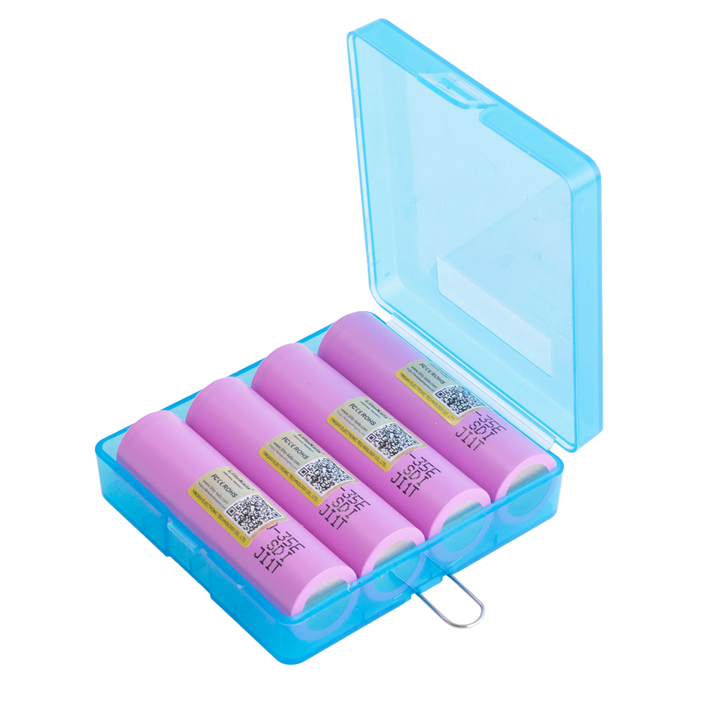 Plastik Box mit 4 Stk*(172605). Akkus Lliitokala 35E 3500mAh 3,7 V 18650 Plastik Box mit 4 Stk*(172605). Akkus Lliitokala 35E 3500mAh 3,7 V 18650