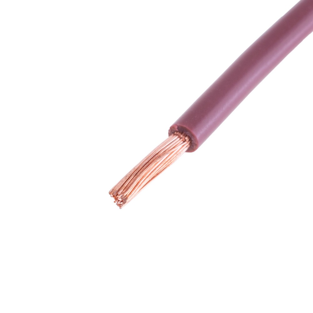 Провід багатожильний 4mm² (12AWG, 56xD0.29mm) коричневий Провід багатожильний 4mm² (12AWG, 56xD0.29mm) коричневий