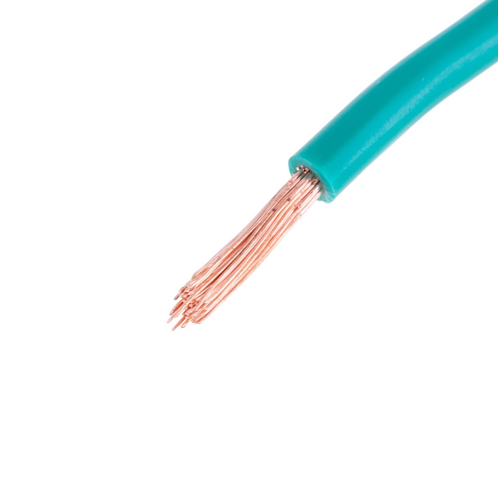 Провід багатожильний 4mm² (12AWG, 56xD0.29mm) зелений Провід багатожильний 4mm² (12AWG, 56xD0.29mm) зелений
