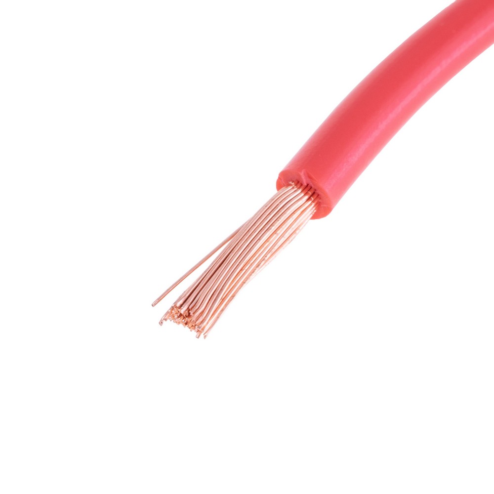Провід багатожильний 4mm² (12AWG, 56xD0.29mm) червоний Провід багатожильний 4mm² (12AWG, 56xD0.29mm) червоний