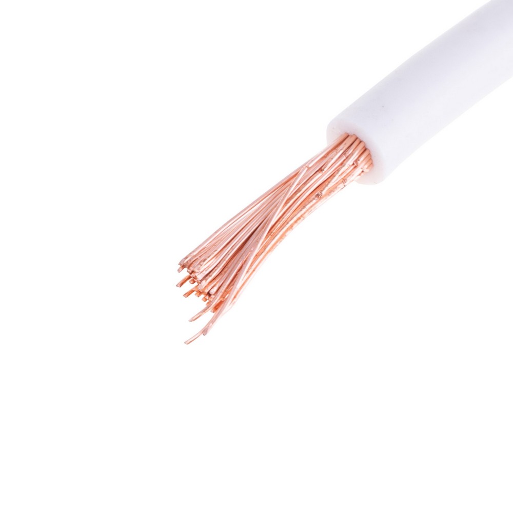 Провід багатожильний 4mm² (12AWG, 56xD0.29mm) білий Провід багатожильний 4mm² (12AWG, 56xD0.29mm) білий