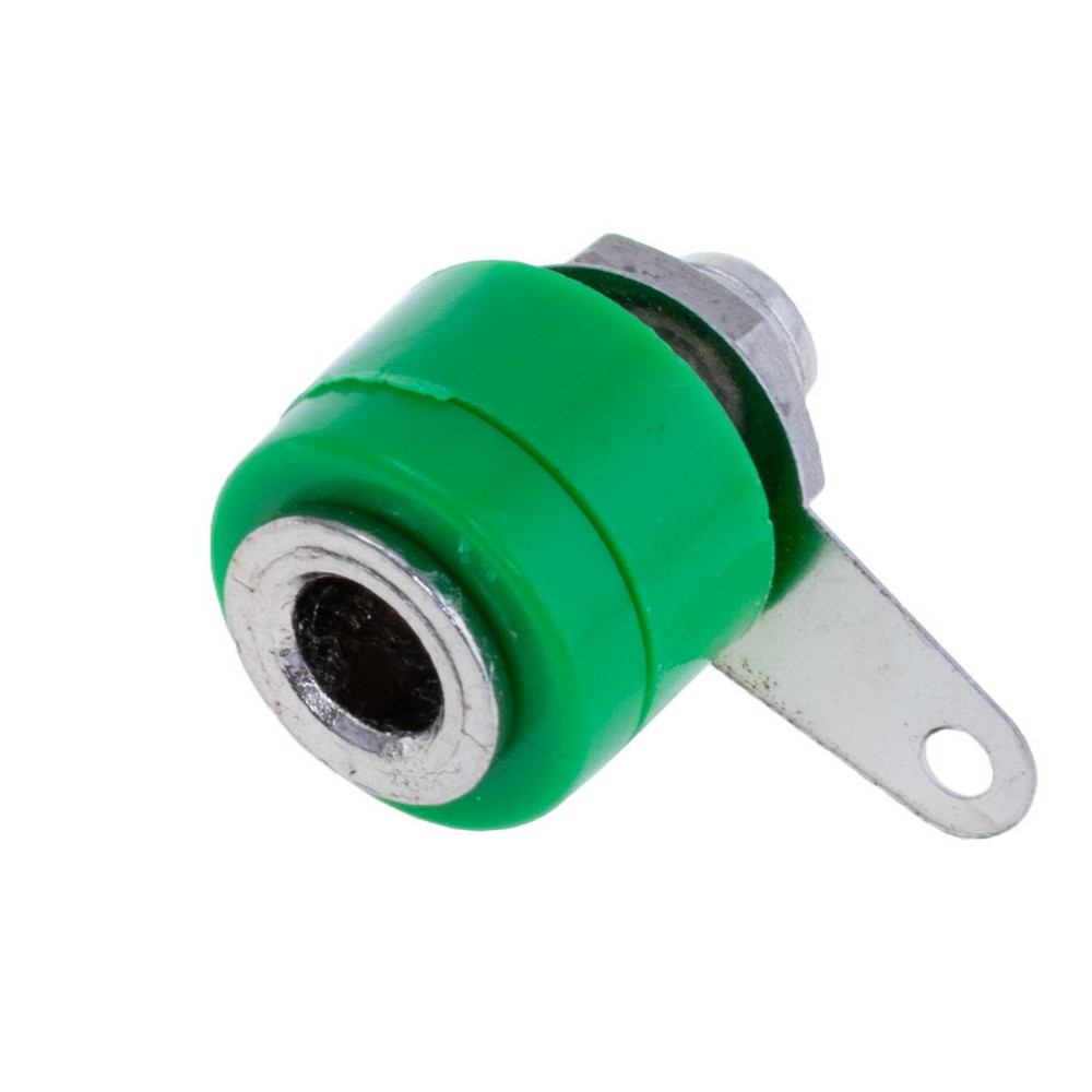 Buchse Banane 4мм, grün, Banana Jack CZ2 Green Buchse Banane 4мм, grün, Banana Jack CZ2 Green