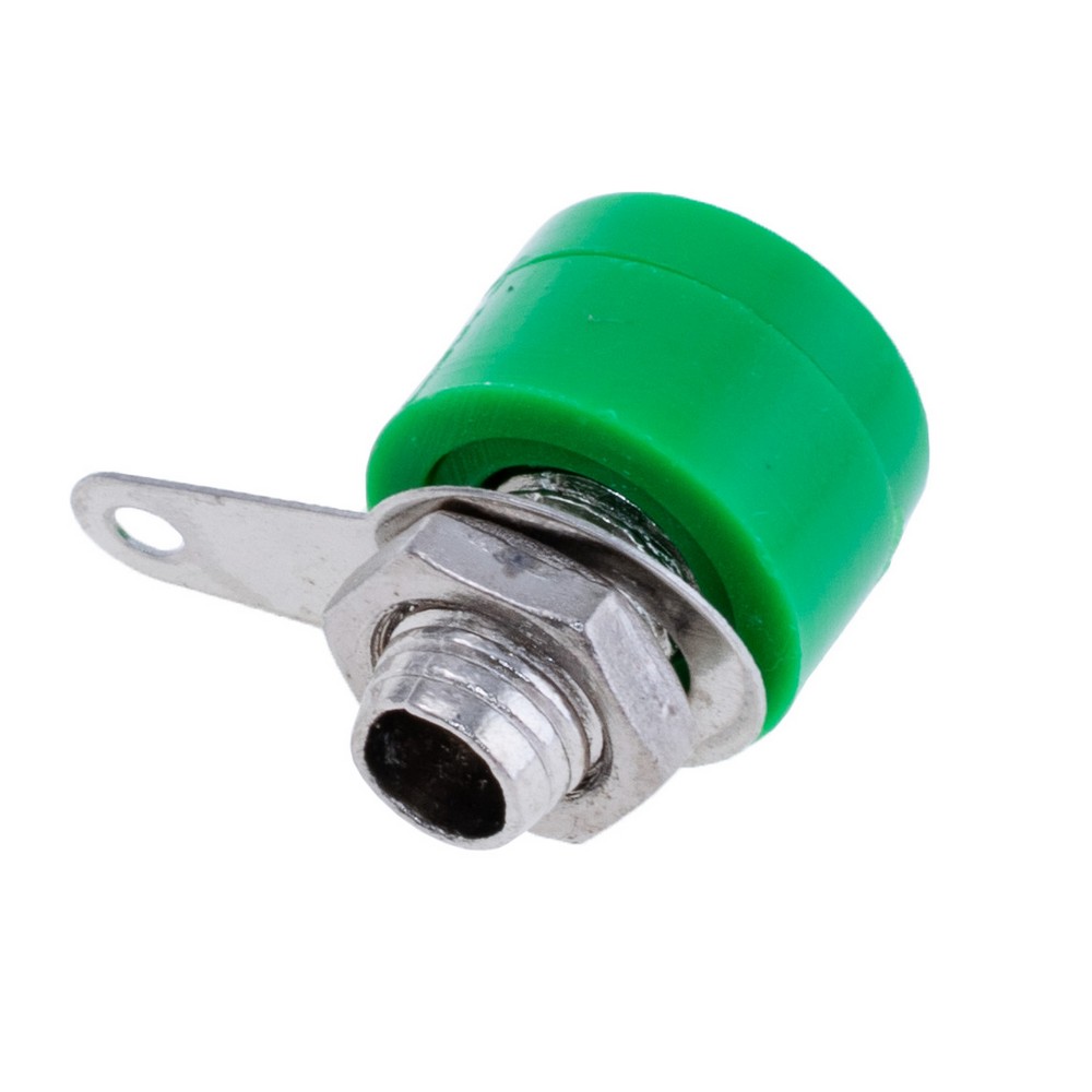 Buchse Banane 4мм, grün, Banana Jack CZ2 Green Buchse Banane 4мм, grün, Banana Jack CZ2 Green