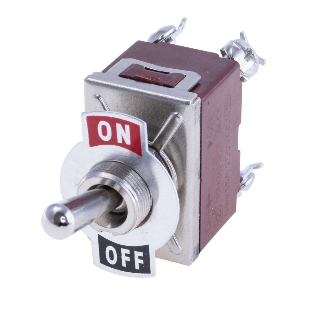 Тумблер 4 контакти ON-OFF KN3C-201