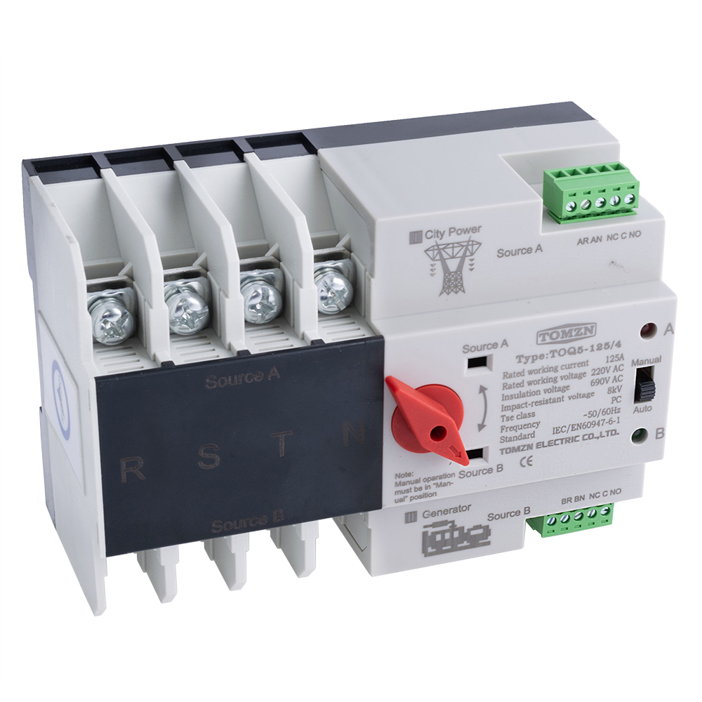 4P Automatischer Netzumschalter 125A АВР 4P Automatischer Netzumschalter 125A АВР