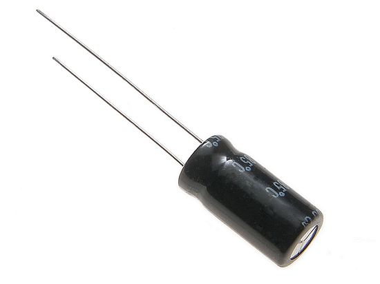 470uF 50V RT1 10x20mm (RT11H471M1020-LEAGUER) (электролитический конденсатор)