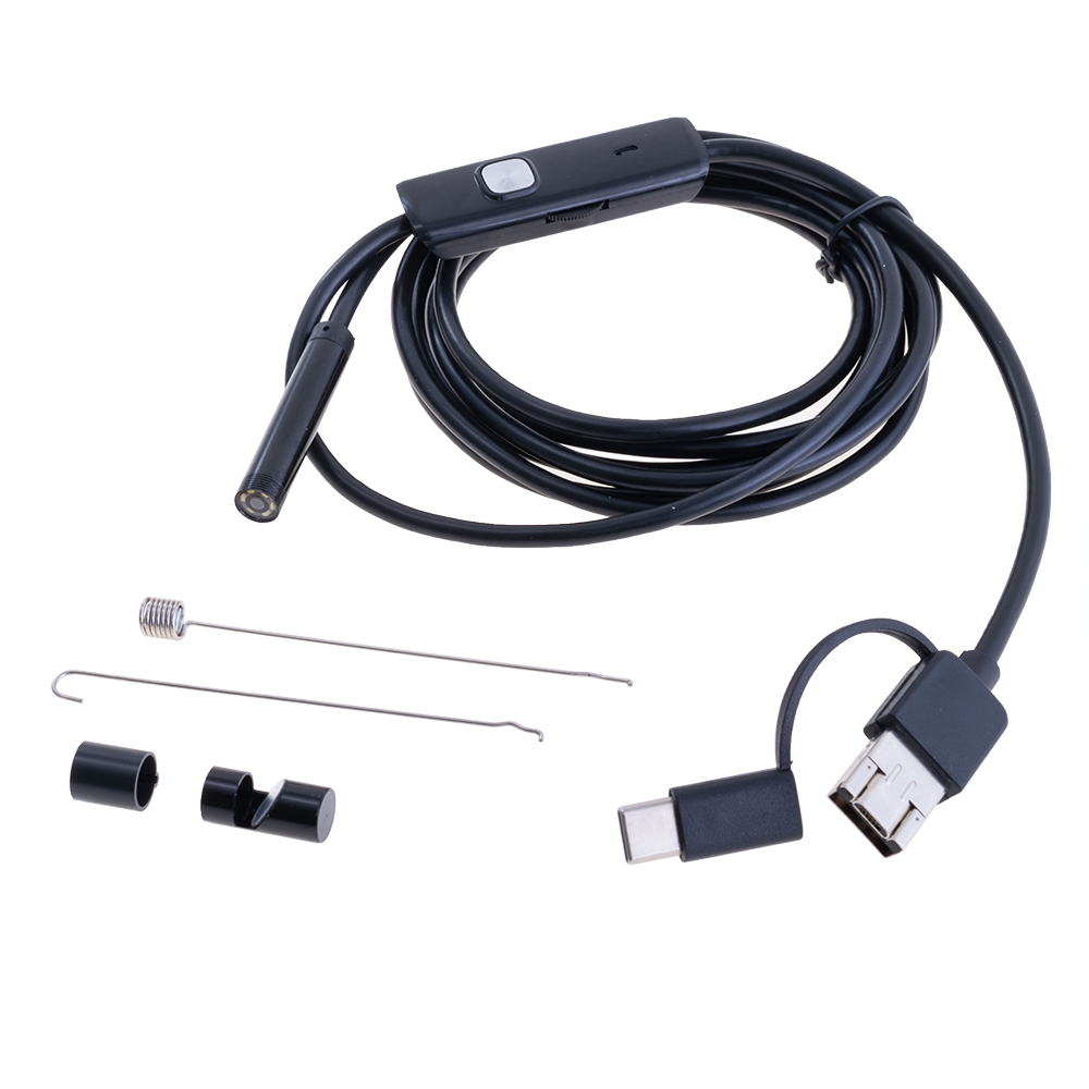 Эндоскоп 5.5mm/2m USB-typeC для android (arduino) с подсветкой 6 leds Эндоскоп 5.5mm/2m USB-typeC для android (arduino) с подсветкой 6 leds