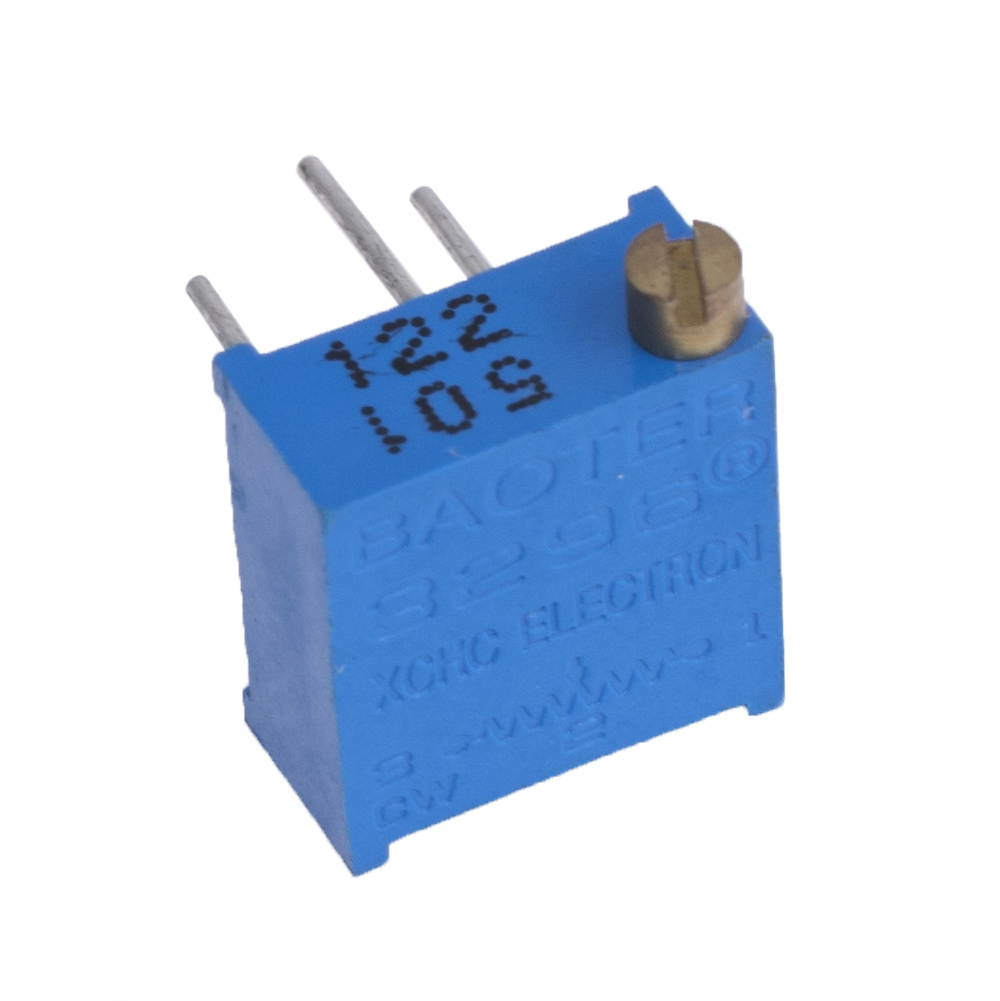 500 Ohm 3296P-1-501 (потенциометр подстроечный многооборотный) 500 Ohm 3296P-1-501 (потенциометр подстроечный многооборотный)