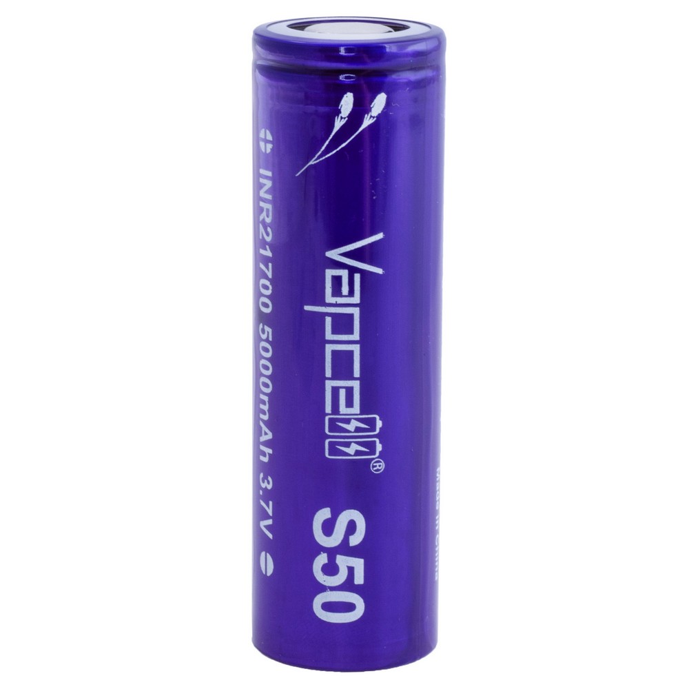 Li-Ion 5000mAh, 3,7V, 21700 Vapcell літій-іонний аккумулятор, S50 INR21700 5000mah 15A