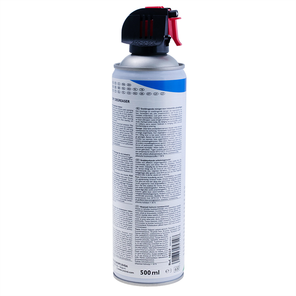 FAST DRY DEGREASER 12x500 ML