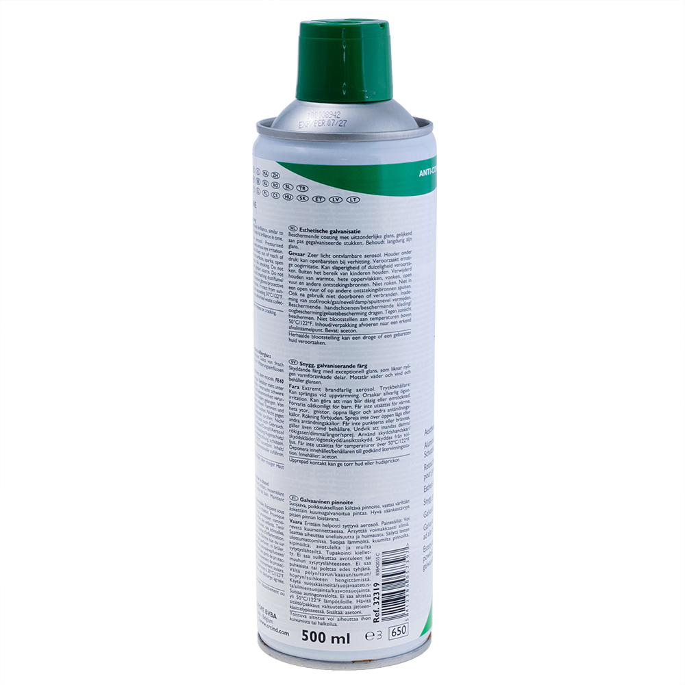 GALVA SHINE 12X500 ML EN,DE,FR,N L,SV,NO,DA,FI,ES,PT,IT,EL,RU,PL,CS,HU,SK,RO,SL,HR,MA,KO,TH,ZH,BS,SR,BE,ET,LV,LT,TR