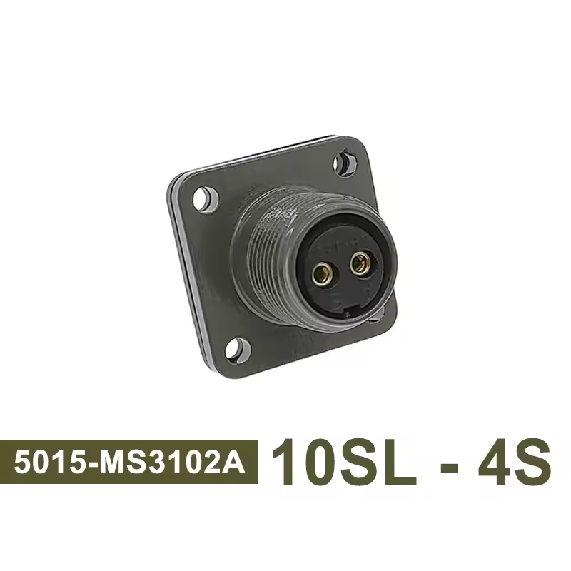 Роз'єм авіаційний MIL-C 5015 socket 3102A-10SL-4S Роз'єм авіаційний MIL-C 5015 socket 3102A-10SL-4S