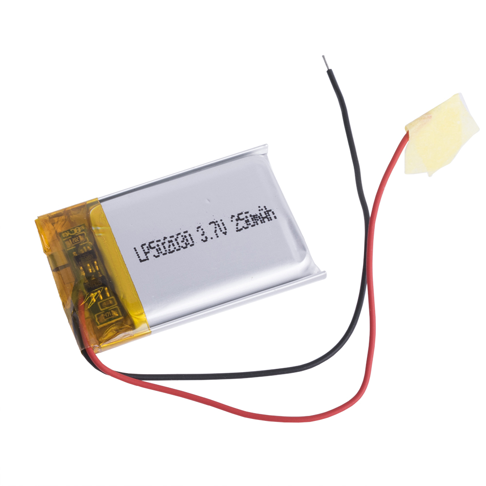 LiPo 250 mAh, 3,7V, 5x20x30мм (LiPower) аккумулятор литий-полимерный)