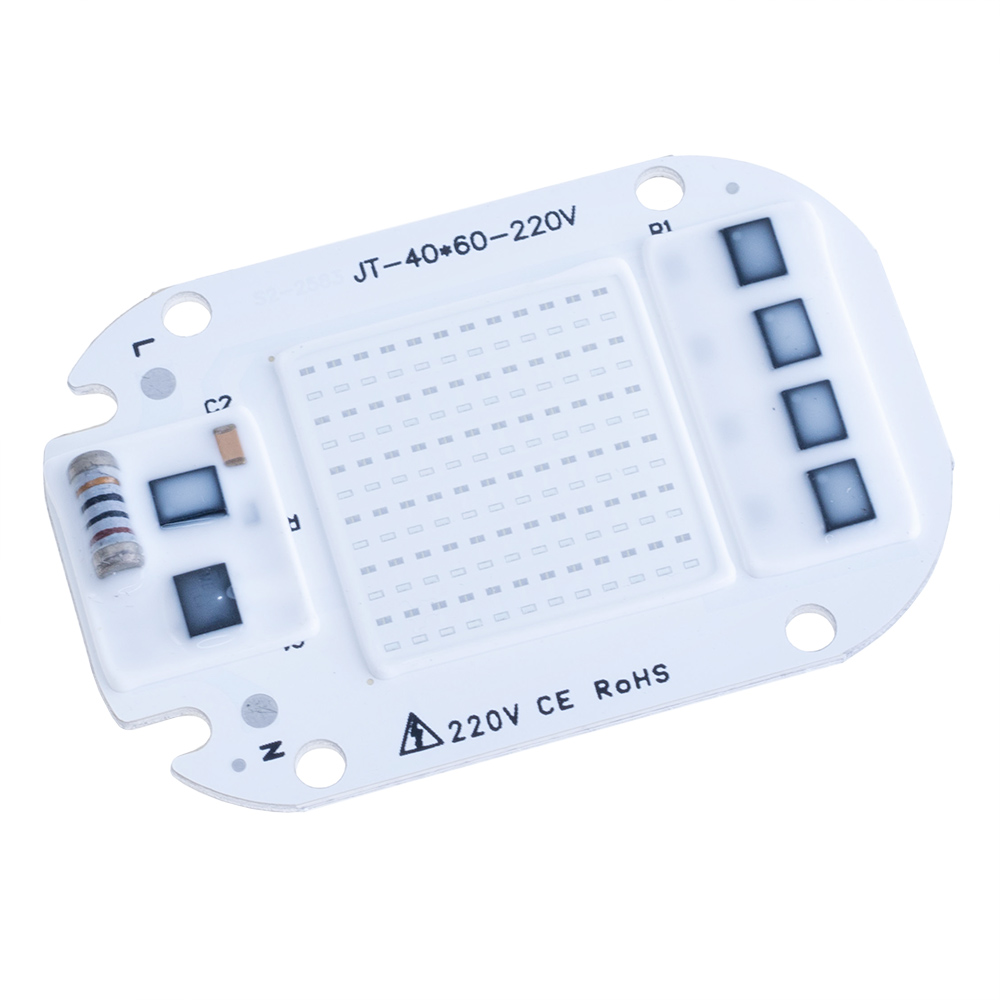 Світлодіод 50W 450nm для рослин, 220-277V (DOB4060 – YXO)