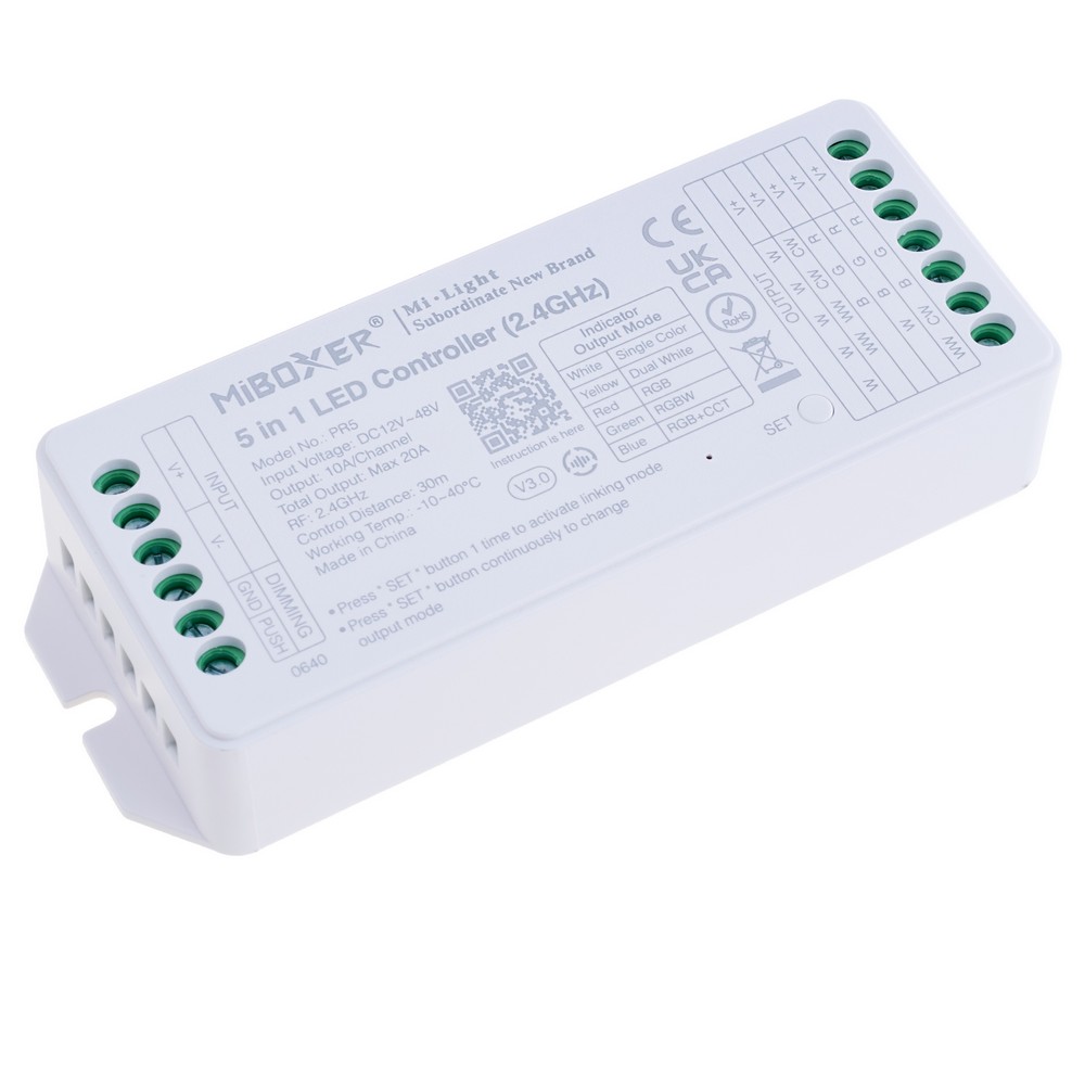 Контролер світлодіодних стрічок 5в1 2.4GHz, PR5