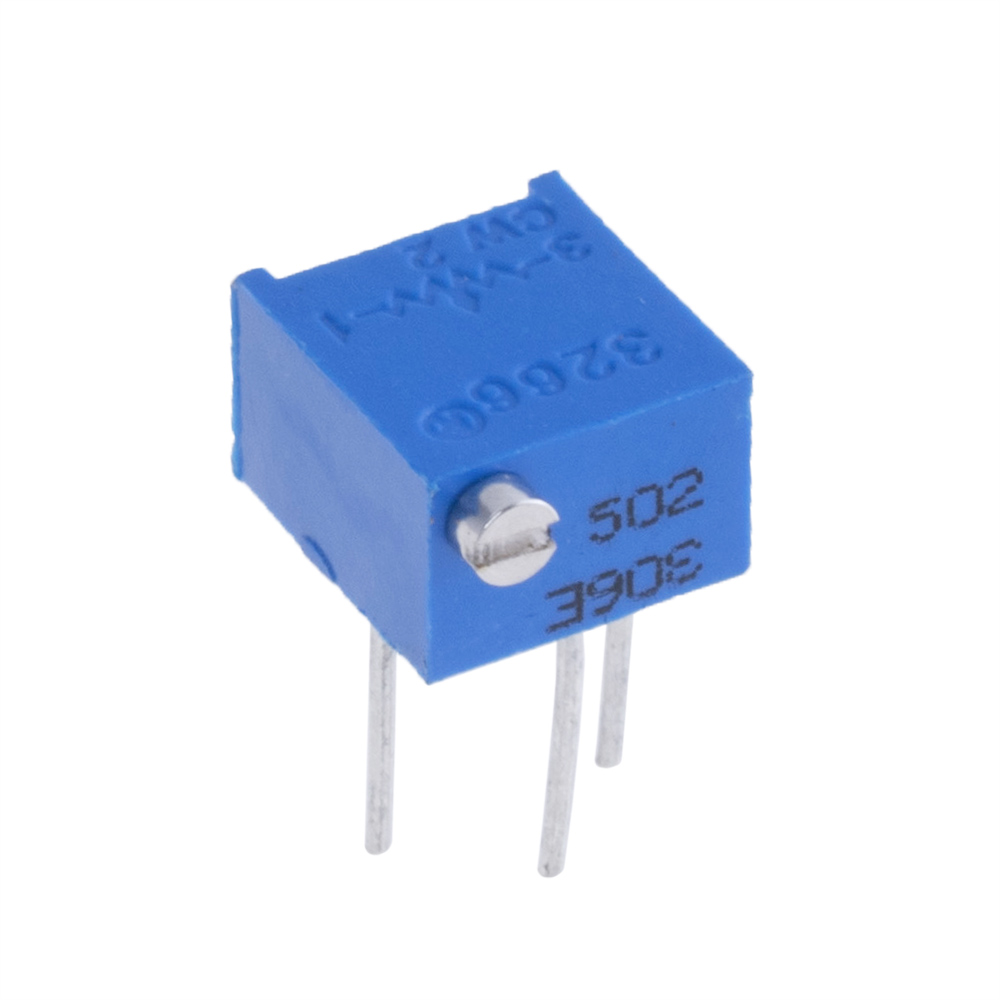 5 kOhm VTR-A-3266P-502 VTRons (потенциометр подстроечный многооборотный) 5 kOhm VTR-A-3266P-502 VTRons (потенциометр подстроечный многооборотный)