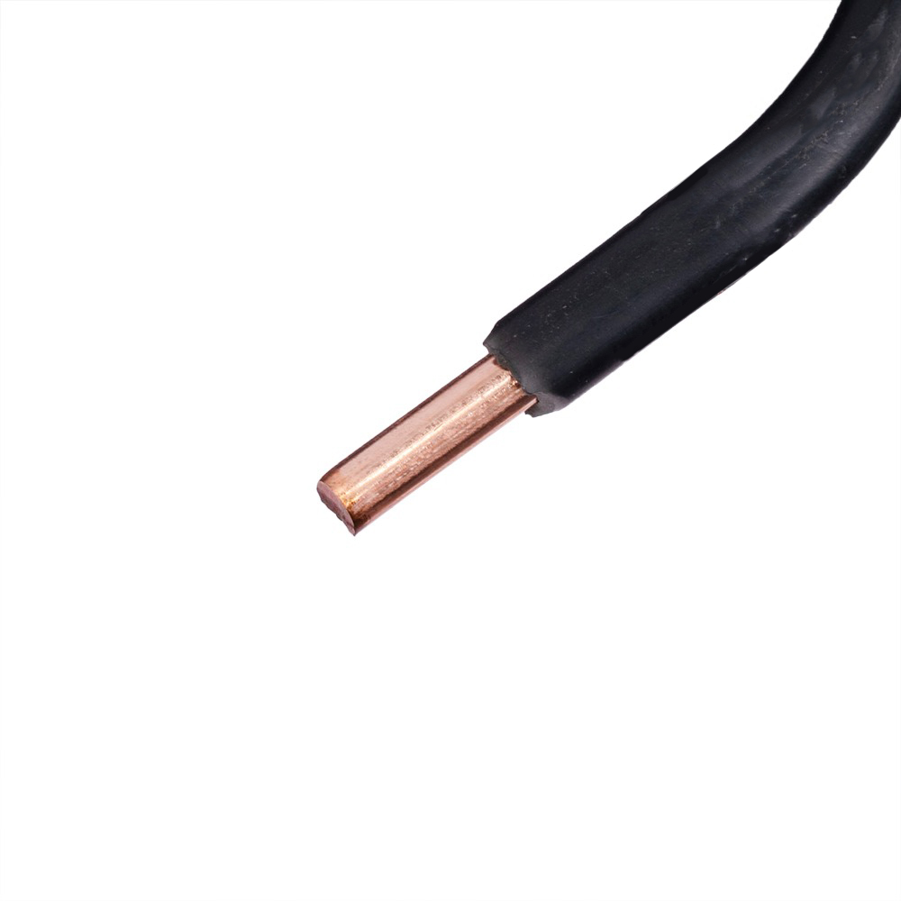 Провод монолитный 6.0mm2 (10AWG/D2.76мм, медь, PVC), черный