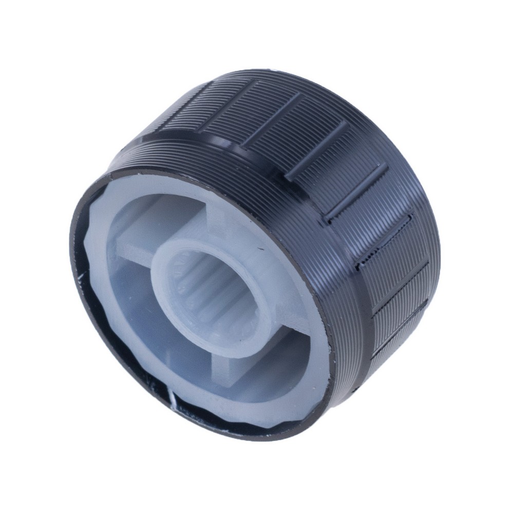 Ручка для потенціометра алюмінієва "чорна" на вісь 6мм , A21X13 Black