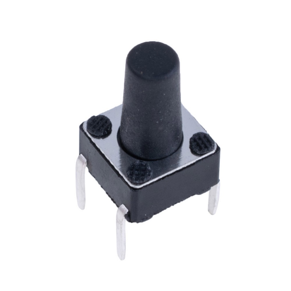 Кнопка тактова 6x6, H10mm, KFC-A06T-10