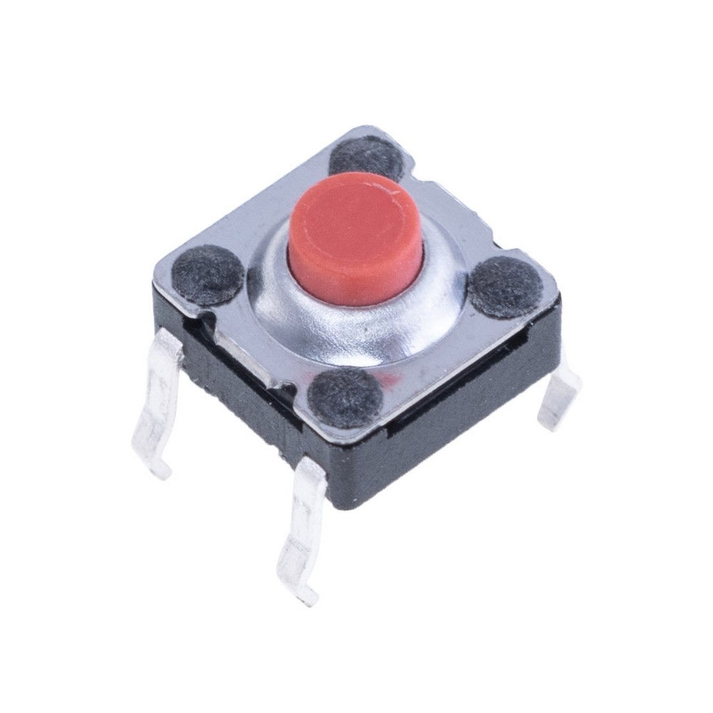 Кнопка тактова 6x6, H4,3mm, IP67, WS-M06-4.3 Кнопка тактова 6x6, H4,3mm, IP67, WS-M06-4.3